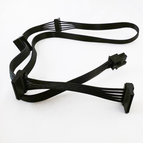 6 Pin 4 SATA อุปกรณ์ Modular PCI-E PSU สายไฟสําหรับ Corsair HX650 HX750 HX850 HX1000 HX1050 HX1200 R