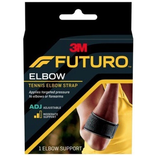 @@Futuro Tennis Elbow Strap ฟูทูโร่ อุปกรณ์พยุงกล้ามเนื้อแขน ท่อนล่าง ข้อศอก รุ่นปรับกระชับได้ จำนวน 1 ชิ้น.