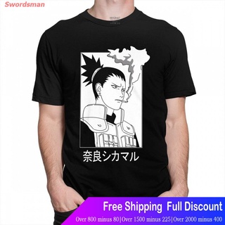 【hot tshirts】เสื้อยืดกีฬา 2022 Anime Naruto T-shirt Shikamaru Nara T Shirts Men Japanese Manga Tee Tops Short Sleeved Ca