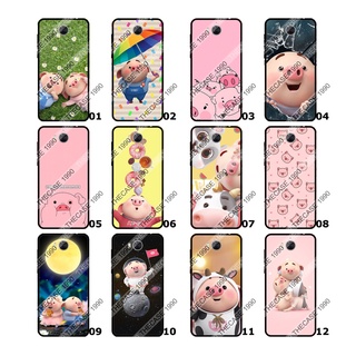 Huawei Y5 2017 Y5 2018 Y5 Prime Y5 Lite Y5 2019 Y62 เคสสกรีน เคสมือถือ รามลาย หมู การ์ตูนหมู พร้อมส่ง