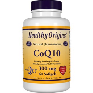 Healthy Origins, CoQ10, Kaneka Q10, 300 mg, 60 Softgels