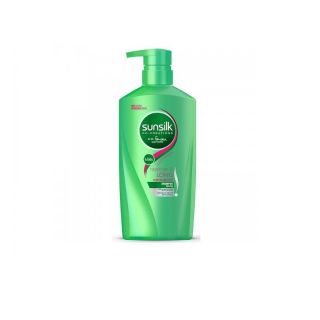 D - day Sunsilk Shampoo สูตรผมยาว ขนาด 650ml/ขวด ซันซิล แชมพู สวยสุขภาพดี สีเขียว Healthier Long แชมพูและครีมนวด porn__s