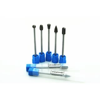 1pcs 6x10x120mm ทังสเตนคาร ์ ไบด ์ Burrs ยาว 6 มม.ก ้ านบดเครื ่ องมือโรตารี ่ พร ้ อมสต ็ อก