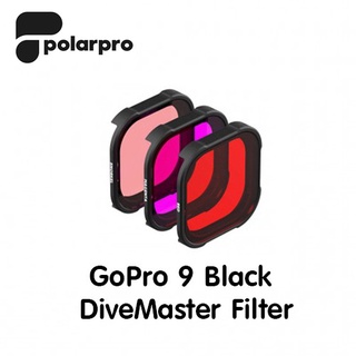 PolarPro DiveMaster 3-Pack Filter Kit for GoPro HERO 10 / 9 Black Protective Housing มีประกัน คุณภาพดี