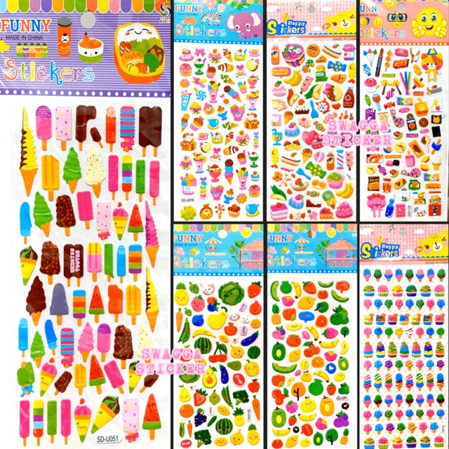สติกเกอร์นูน ใบละ12บาท ส่ง10ใบ100 ขนาด 9.5x19.5ซม. สติกเกอร์ sticker