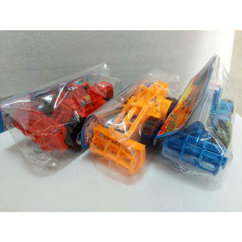 รถเกี่ยวข้าวรุ่นถุง (ราคาต่อ 1 คันค่ะ) รถของเล่นคละสีส่ง รถเกี่ยวข้าวรถโมเดล - รูปที่ 2