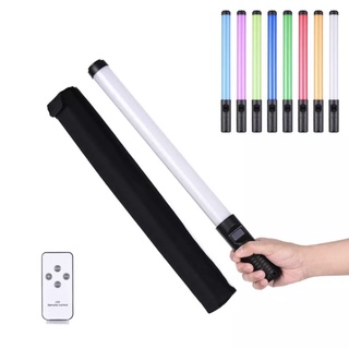 มือถือ RGB สีสันแสง Wand การถ่ายภาพ LED Light Bi-Color 3000K-6500K แสงหลาย effects สำหรับสตรีมสด