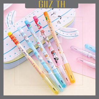 GIIZ TH - 🔥พร้อมส่ง🔥ดินสอเปลี่ยนไส้ ลายการ์ตูน น่ารัก 1 แพ็คมี 3 แท่ง ดินสอแบบเรียน สุ่มแบบ สุ่มลาย