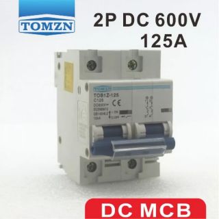 2P 125A DC 600V Circuit Breaker สำหรับระบบ แบตเตอร์รี่