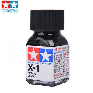 สีสูตรน้ำมัน Enamel X1 Black 10ml