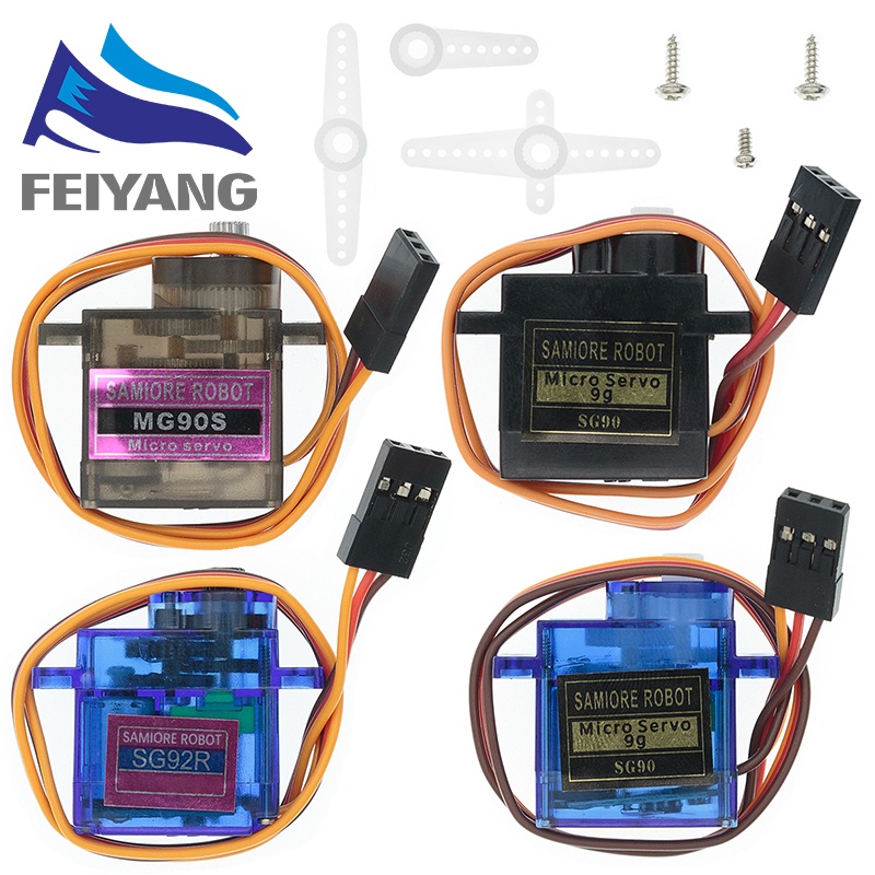 เซอร์โวสมาร์ทอิเล็กทรอนิกส์ขนาดเล็ก 9 กรัม Sg92R Sg90 Mg90S สําหรับ Rc Planes Fixed Model Telecontro