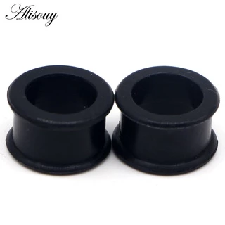 Alisouy 2 ชิ้น 8-16 มม.ซิลิโคนหูปลั๊กและอุโมงค์เจาะหู Earlets สกรูต่างหู Expander EAR Gauges Body เครื่องประดับ