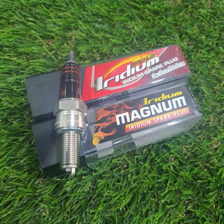 หัวเทียน MAGNUM CPR7-MEA-9 IRIDIUM (เกลียวยาว) W110I NEW W125I NEWปลาวาฬ PCX150I N-MAX155 AEROX155 รหัสสินค้า C042875