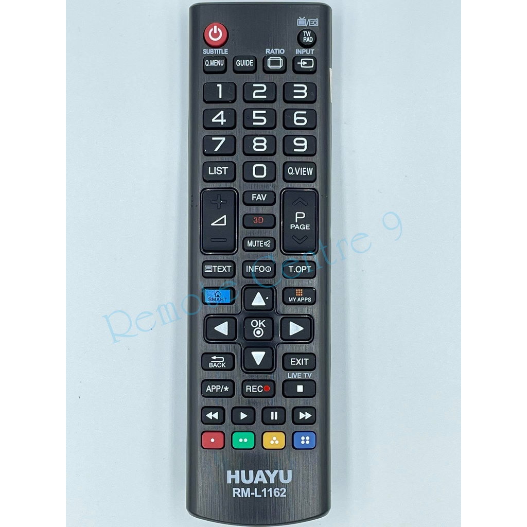 รีโมททีวี  LG รวม รุ่น RM-L1162  ใช้กับ LCD/LED ( 3D/Smart/My APPS )