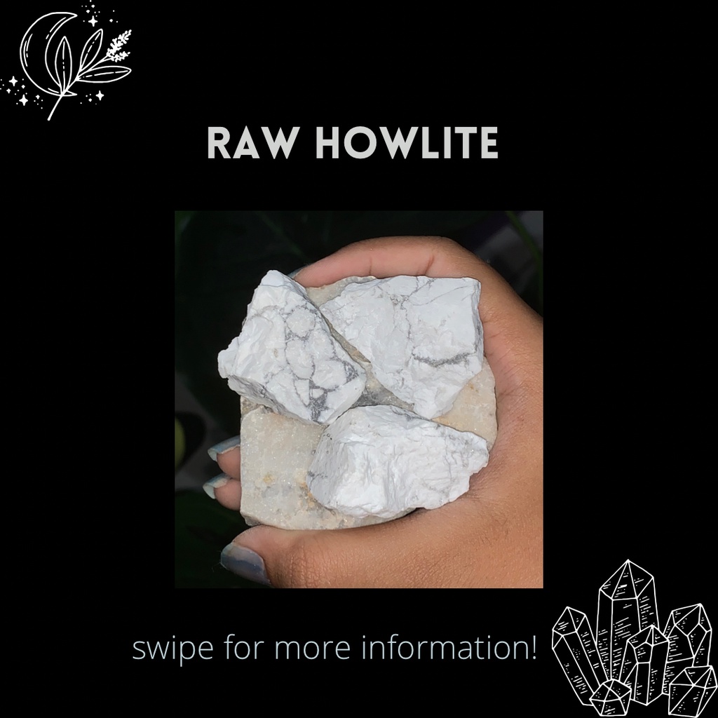 RAW HOWLITE - onyxcrystals