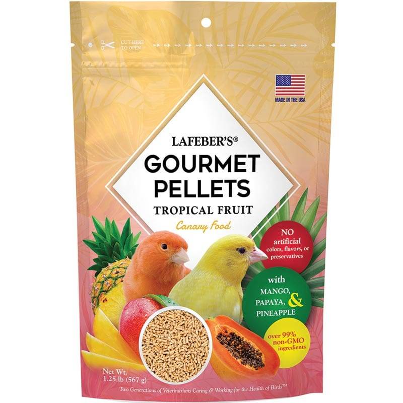 Lafeber อาหารนก Canary Tropical Fruit Gourmet Pellets  567g.