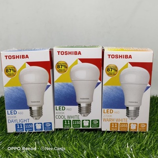 หลอดแอลอีดี ขั้วเกลียว E27 11w Toshiba เทคโนโลยีญี่ปุ่น