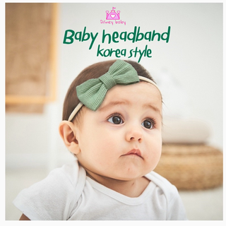 Baby headband คาดผมเด็ก โบว์Sz.S(โบว์2.8นิ้ว)