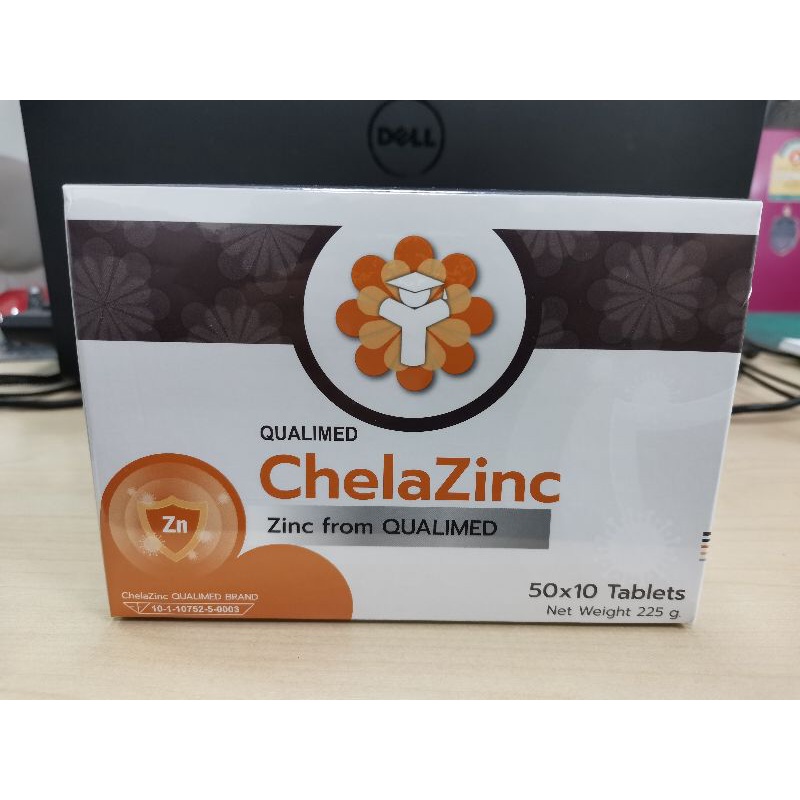 🔥ถูกสุด โฉมใหม่ exp24/04/2028🔥ยกกล่อง Chela Zinc Qualimed Chelated Zinc 15 mg . ควอลิเมด คีเลต ซิงค์ 15 กรัม 500เม็ด.