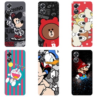 เคส OPPO A17 เคสซิลิโคน TPU ฝาหลัง OPPOA17 A 17 เคสโทรศัพท์ แบบนิ่ม ลายการ์ตูน