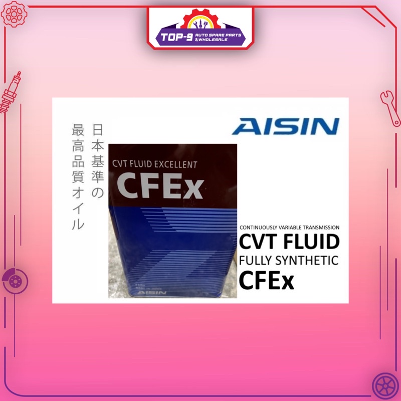 AISIN Fully Synthetic CVTF CFEx - น้ํามันเกียร์ CVT (4L)/AISIN FULLY SYNTHETIC CVTF)-TOYOTA/NISSAN/H