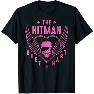 เสื้อยืดผ้าฝ้าย พิมพ์ลายหัวกะโหลก The Hit Bret Hart 1 สี สีดํา สไตล์วินเทจ สําหรับผู้ชาย O65YT666420สามารถปรับ