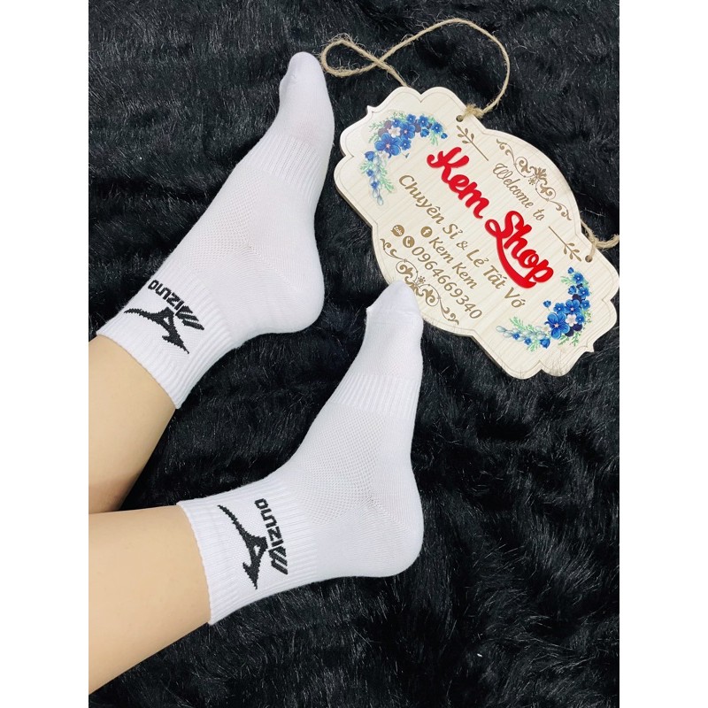 MIZUNO ถุงเท้ากีฬา มิซูโน่ ถุงเท้าถัก