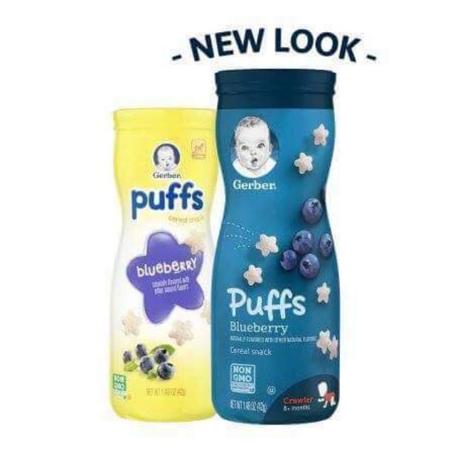 พร้อมส่ง Gerber Puff Cereal Snack Crawler 8 Months ขนมเกอร์เบอร์พัฟ ซี ...