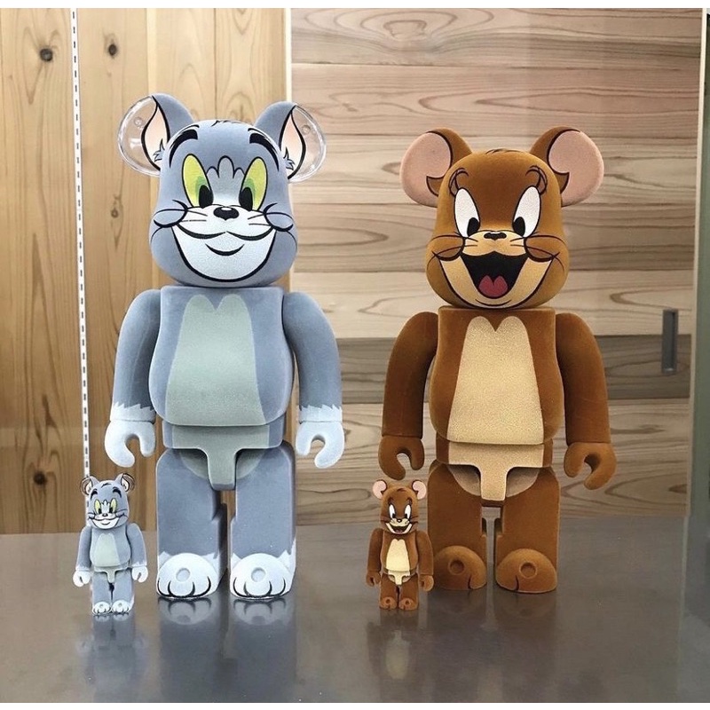 Bearbrick Tom and Jerry “Flocky 400%/100%