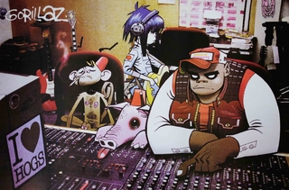 Gorillaz,โปสเตอร์วงดนตรีต่างประเทศ AM/EU