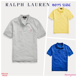 RALPH LAUREN COTTON MESH POLO SHIRT ( BOYS SIZE 8-20 YEARS )