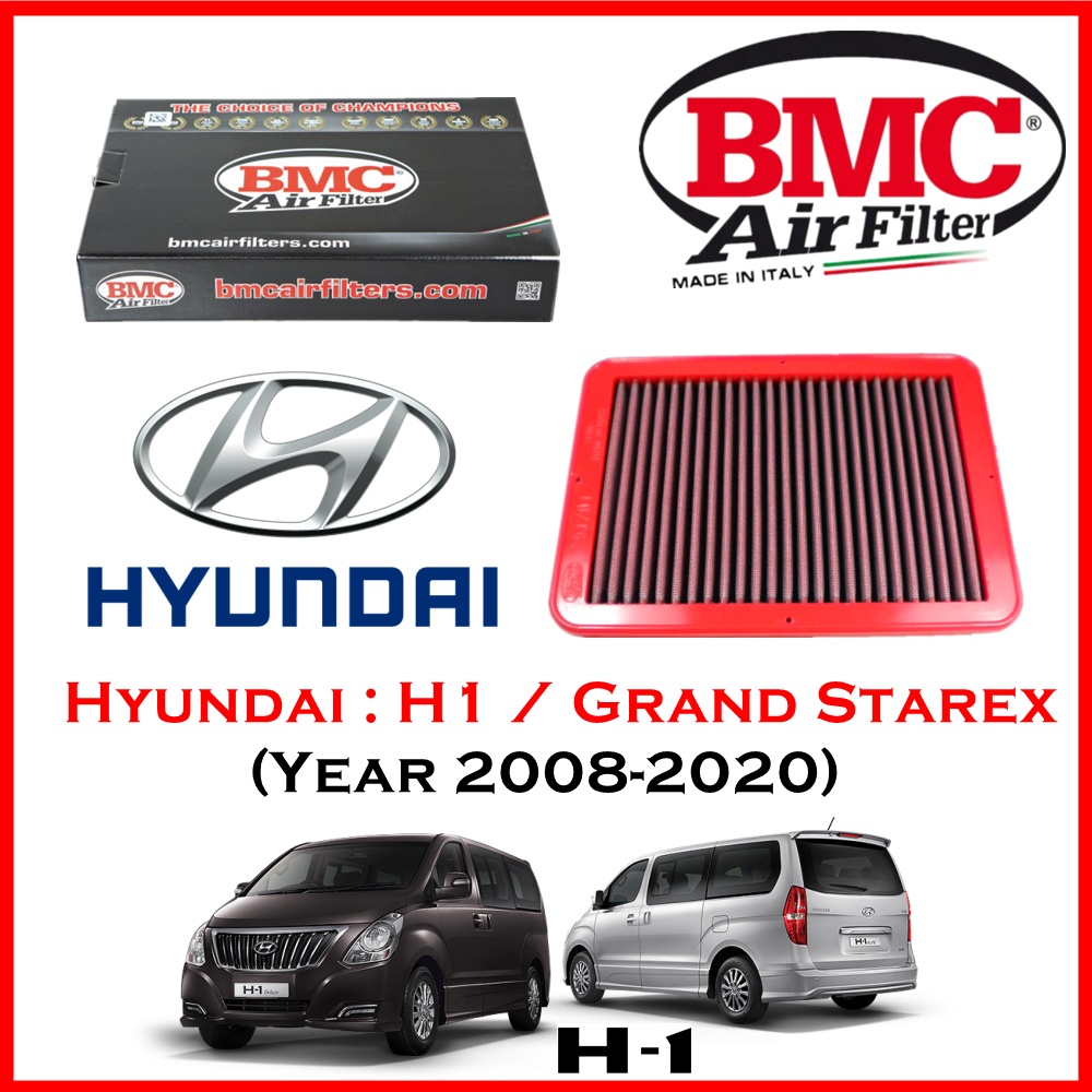BMC Airfilters® (ITALY)🇮🇹 กรองอากาศแต่ง สำหรับ Hyundai : H1 / Grand Starex (ปี 2008-2020)