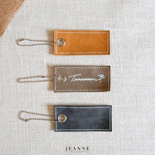 Jeanne.Designed | Keychain 3 พวงกุญแจหนัง ห้อยกระเป๋า แขวนกุญแจ - by Jeanne Designed