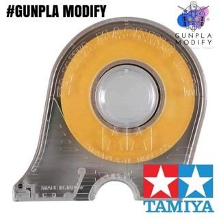 TAMIYA 87030 เทปบังพ่นพร้อมกล่อง Masking Tape 6 mm