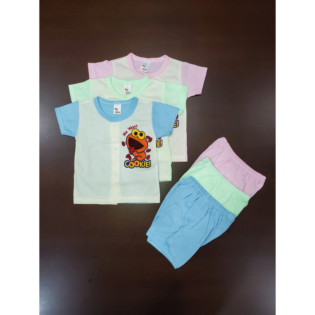 3 Pasang NewBorn เสื้อผ้าเด็ก 0-3Months