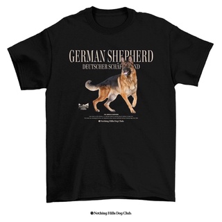 【hot sale】เสื้อยืดลาย GERMAN SHEPHERD (เยอรมันเชเพิร์ด) Classic Cotton Unisex by 【Nothing Hills】