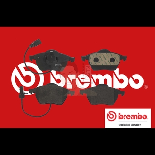 P85 037B ผ้าเบรกหน้าแท้ BREMBO : AUDI A4(B5) A6(C5) (B5) 2.4 การันตีคุณภาพมาตรฐานโดย " เครอป อะไหล่ยนต์"