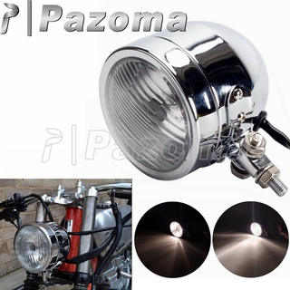 Pa Universal รถจักรยานยนต์3.5 "ไฟหน้า Retro 250cc Cafe RACER Dual Sport Dirt Street CUSTOM Headlamps