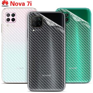 (ซื้อ 1 แถม 1) ฟิล์มคาร์บอนไฟเบอร์ กันรอยฝาหลังโทรศัพท์ ผิวด้าน สำหรับ huawei nova7i