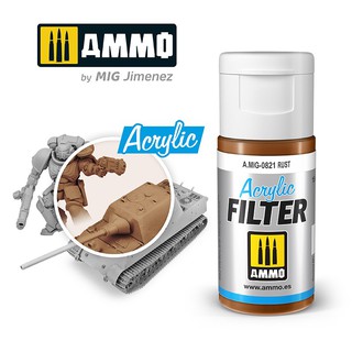 Ammo By MIG - AMIG0821 ACRYLIC FILTER Rust