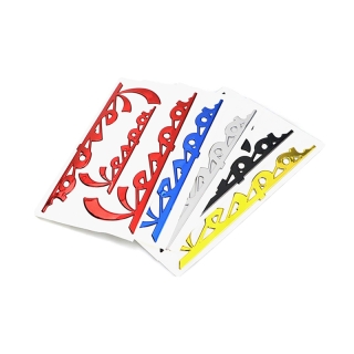 Set Logo for Vespa สติ๊กเกอร์นูน 3D สีดำ โครเมี่ยม สำหรับ PIAGGIO Vespa GTS300 LX125 LX150 125 150 เช่น Sprint Primavera 300 LX LXV