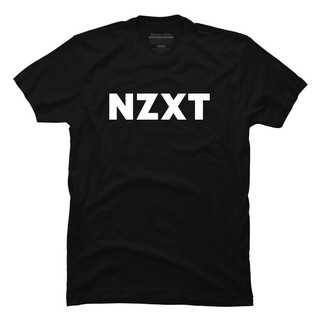 เสื้อยืดแขนสั้นคอกลมพิมพ์ลาย nzxt สำหรับผู้ชาย