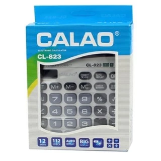 [สินค้าพร้อมส่ง ̷ ♡⃣] เครื่องคิดเลข 12 หลัก CALAO CL-823 เครื่องคิดเลขใหญ่ 19.5x16.7 cm RICHMAN.