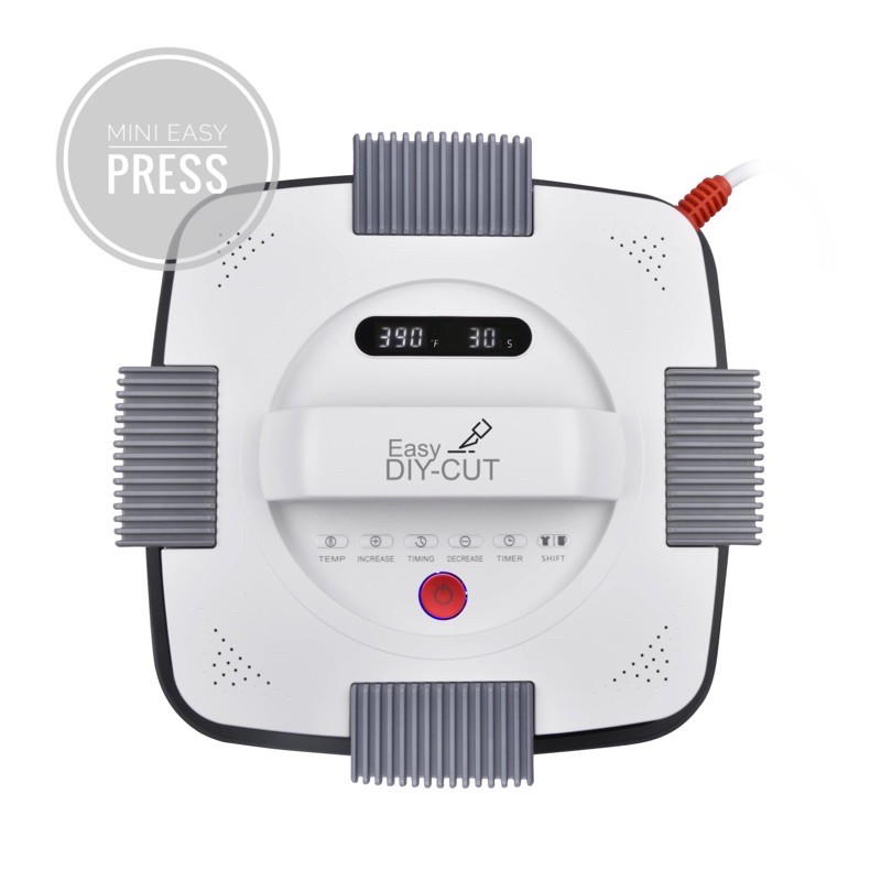 พร้อมส่ง!! MINI EASY PRESS เครื่องรีดร้อน เครื่องสกรีน เตารีด - Easy DIY-CUT