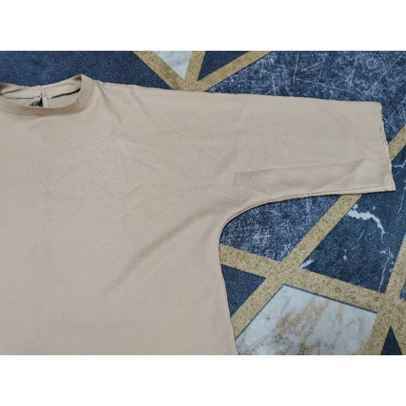BLOUSE SAND COLOUR PRELOVED/TERPAKAI