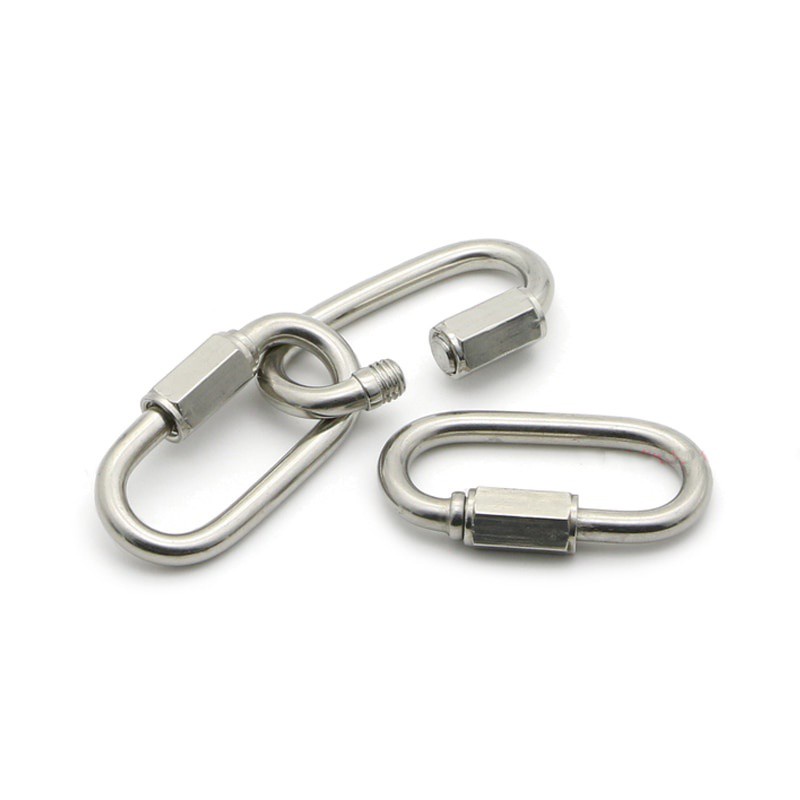 1pcs M3.5 M4 M5 M6 M8 G clamp Hooks ด้ายยึดประกัน clasp chain 304 สแตนเลสสําหรับแขวน