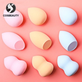 COSBEAUTY ฟองน้ำแต่งหน้า ฟองน้ำไข่ลงรองพื้น ฟองน้ำแต่งหน้าเกลี้ยง่าย แต่งหน้าไม่เปลือง บีบีรองพื้นครีมพัฟแต่งหน้า Makeup Sponge Puff