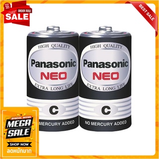 ถ่านธรรมดา PANASONIC C R14NT แพ๊ค 2 ก้อน สีดำ ไฟฉายและอุปกรณ์ BATTERY PANASONIC C R14NT PACK 2 BLACK