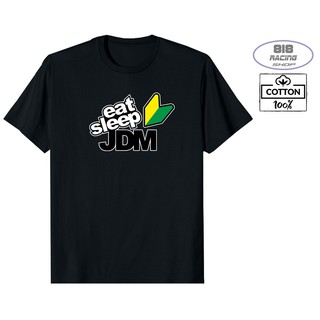 เสื้อยืด RACING เสื้อซิ่ง [COTTON 100%] [EAT SLEEP JDM]