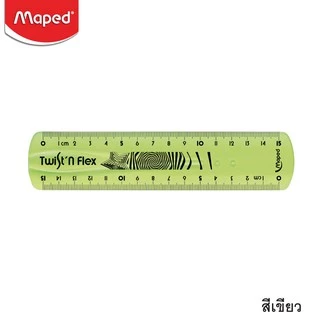 Maped (มาเพ็ด) ไม้บรรทัด 15 ซม. Twist รหัส TC/279110
